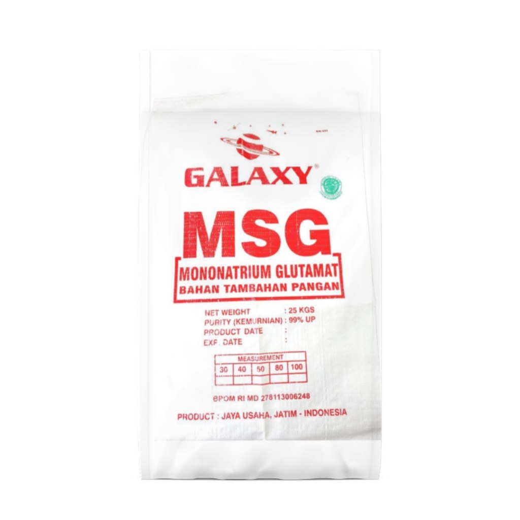 

Pure Monosodium Glutamate GALAXY | MSG | Micin Murni | Vetsin GALAXY 25 kg