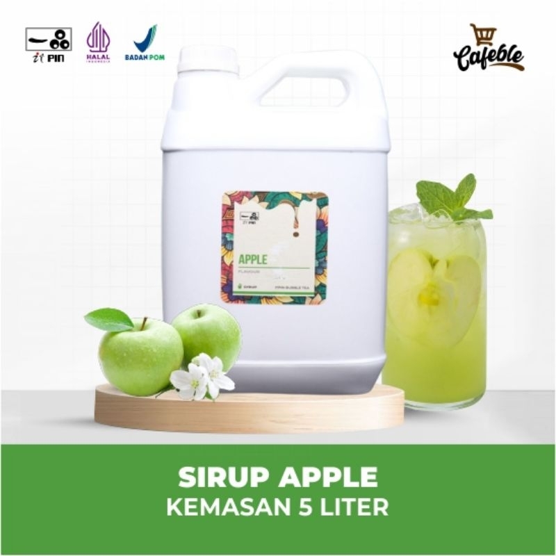 

Itpin Sirup Apel Hijau Green Apple kemasan 5 Liter [HANYA INSTAN]