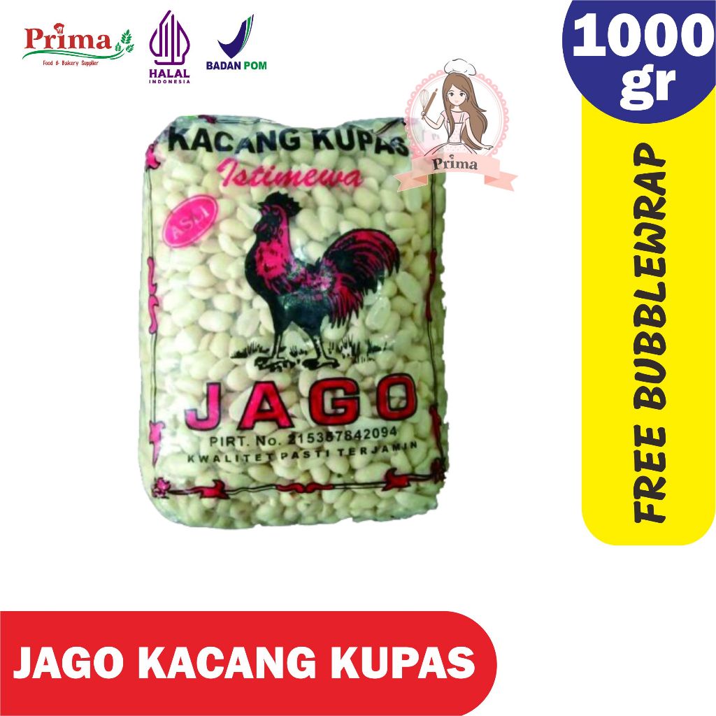 

Kacang Kupas - Jago - 1kg