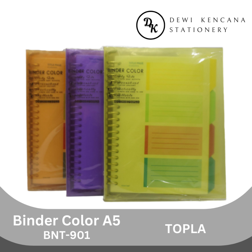 

Binder Warna A5 TOPLA / Binder Color A5 TOPLA BNT 901