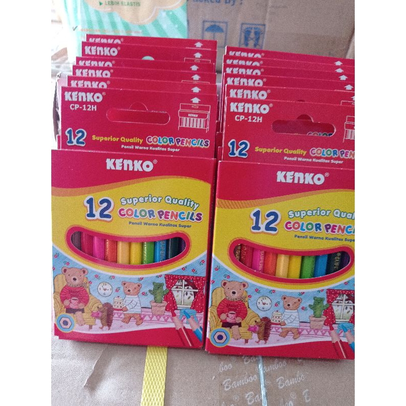 

klir kayu merek kenko isi 12wrn panjang/12wrn pendek