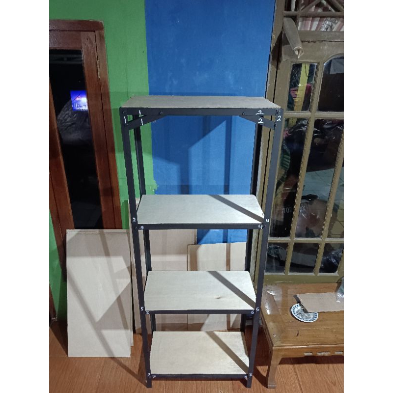 Rak aquarium 4 susun P40-60cm L30cm T115cm | Rak aquarium | Rak serbaguna | Rak custom | rak besi