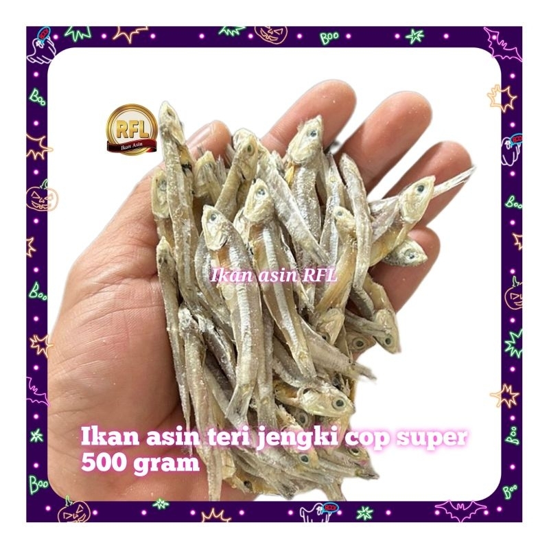 

ikan asin teri jengki super cop 500gram