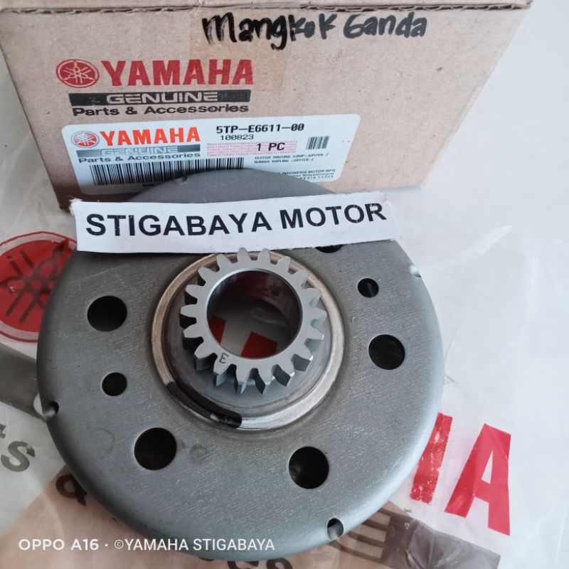 mangkok ganda Jupiter z burhan original lonceng kampas ganda Jupiter z 110 original clutch housing V