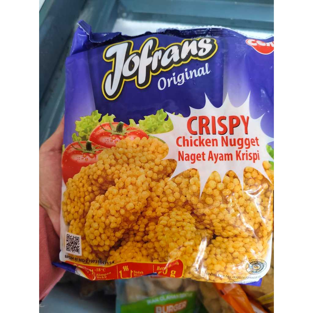 

Nugget Jofrans Crispy berat 500 gram