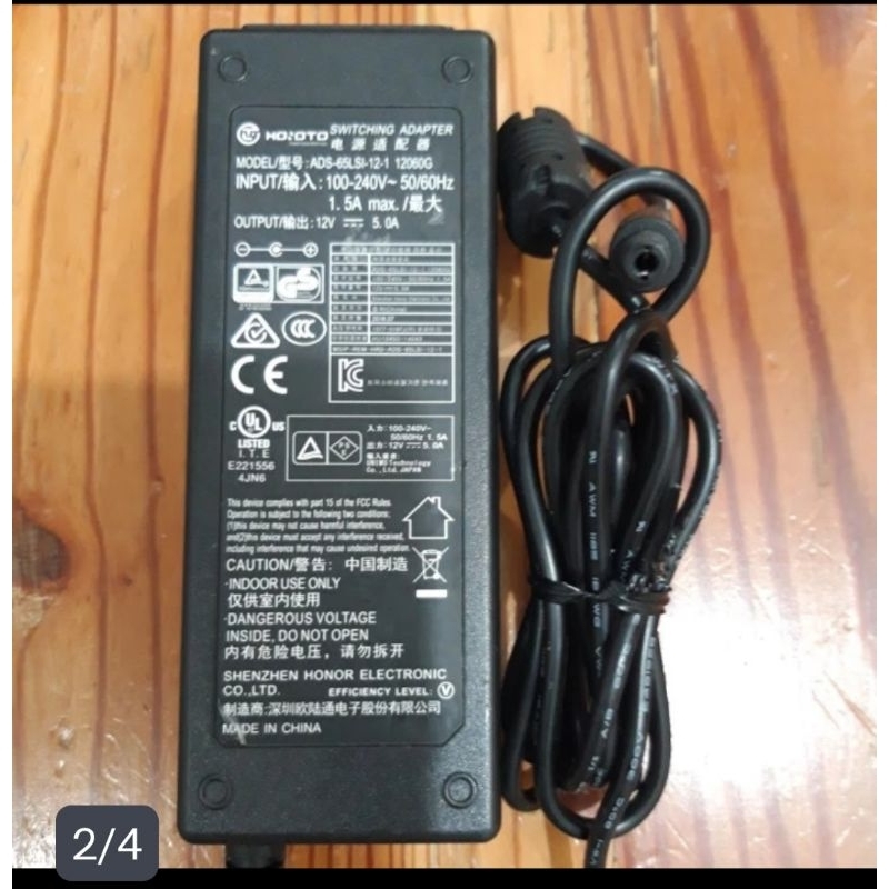 Hoioto 12V~5A Adaptor Original