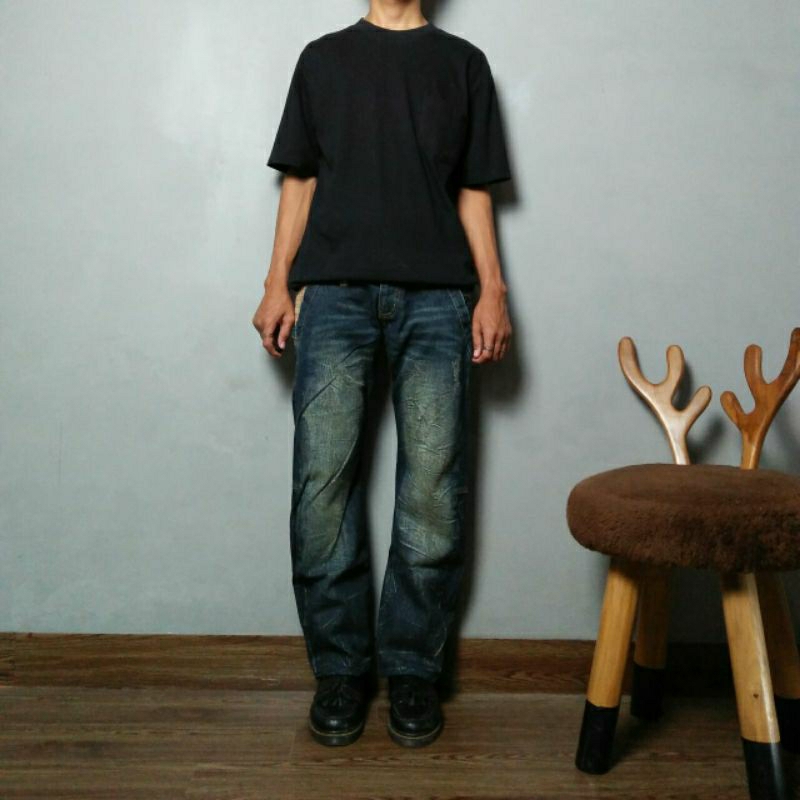 Vintage Dominate Faded Longpants Jeans