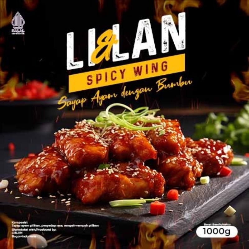 

chiken wings frozen per 500 gram - CHIKEN SPICY WING (makanan forzen) - sayap ayam 500 gram li&lan