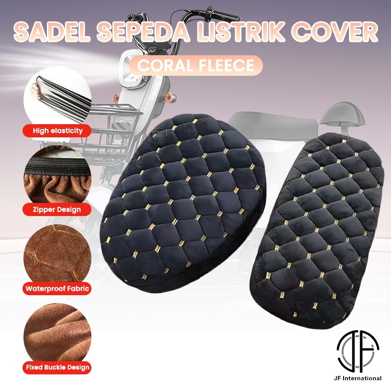 Sadel sepeda listrik Cover sarung jok sepeda listrik universal pelindung jok sadel sepeda listrik
