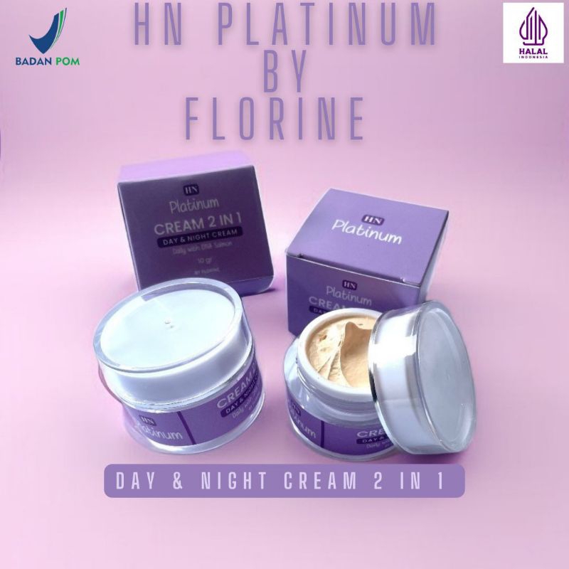 krim HN platinum florine 2in1 + DNA salmon BPOM