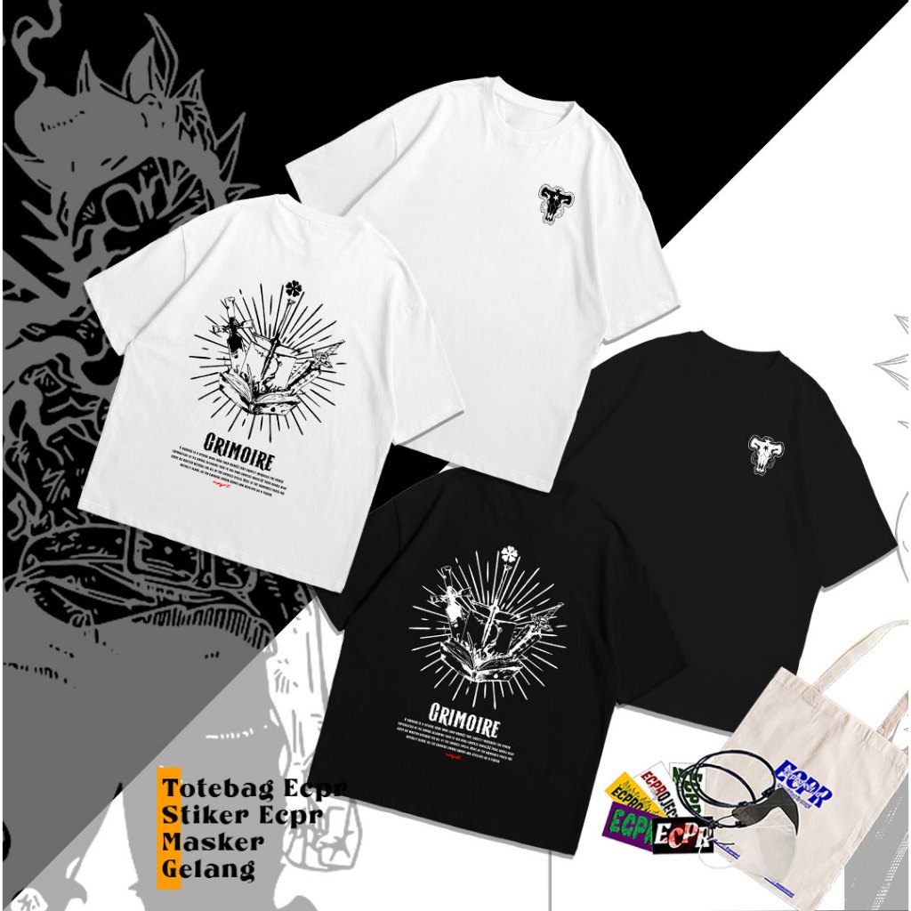 [ANIME OVERSIZE] KAOS ASTA - OVERSIZE COTTON