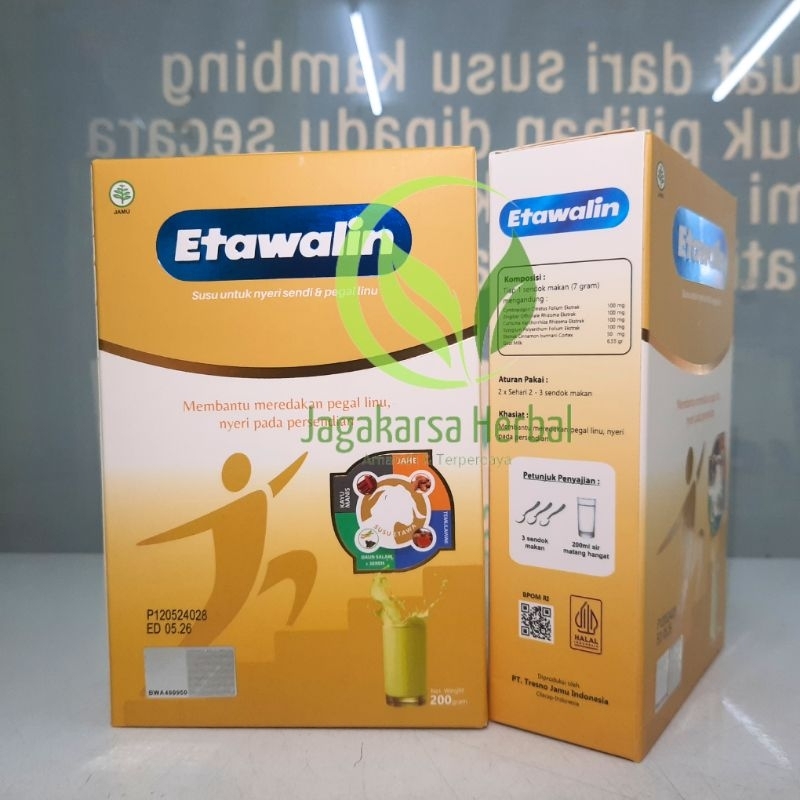 

Etawalin Susu Etawa Herbal Atasi Masalah Tulang dan Sendi | Etawalin Asli 100% Original | Susu Kambing Etawalin Asli