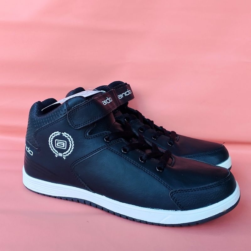 SEPATU ANDO MANUVER PRIA - SEPATU PRIA HITAM PUTIH