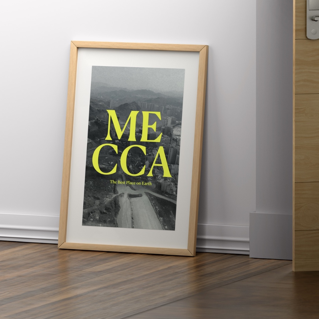 Hiasan Dinding Walldecor Aesthetic Mecca Mekkah