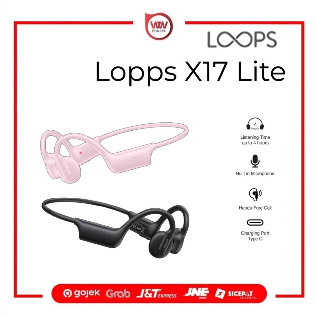 Loops Bone Conduction X17 Lite Bluetooth Earphone