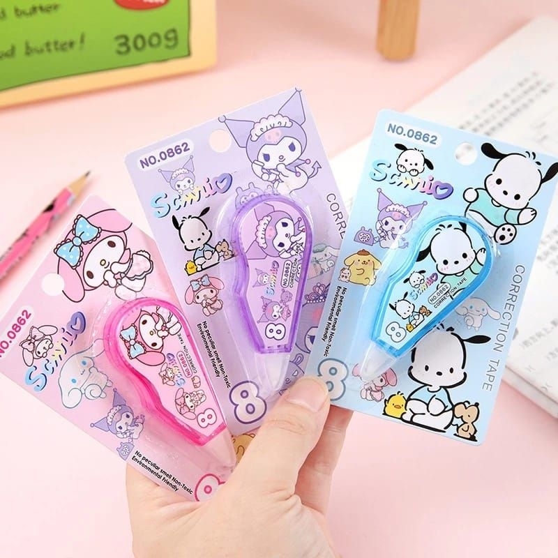 

Tip ex sanrio tipex sekolah tipex anak Stipo anak Stipo sanrio tipex kuromi
