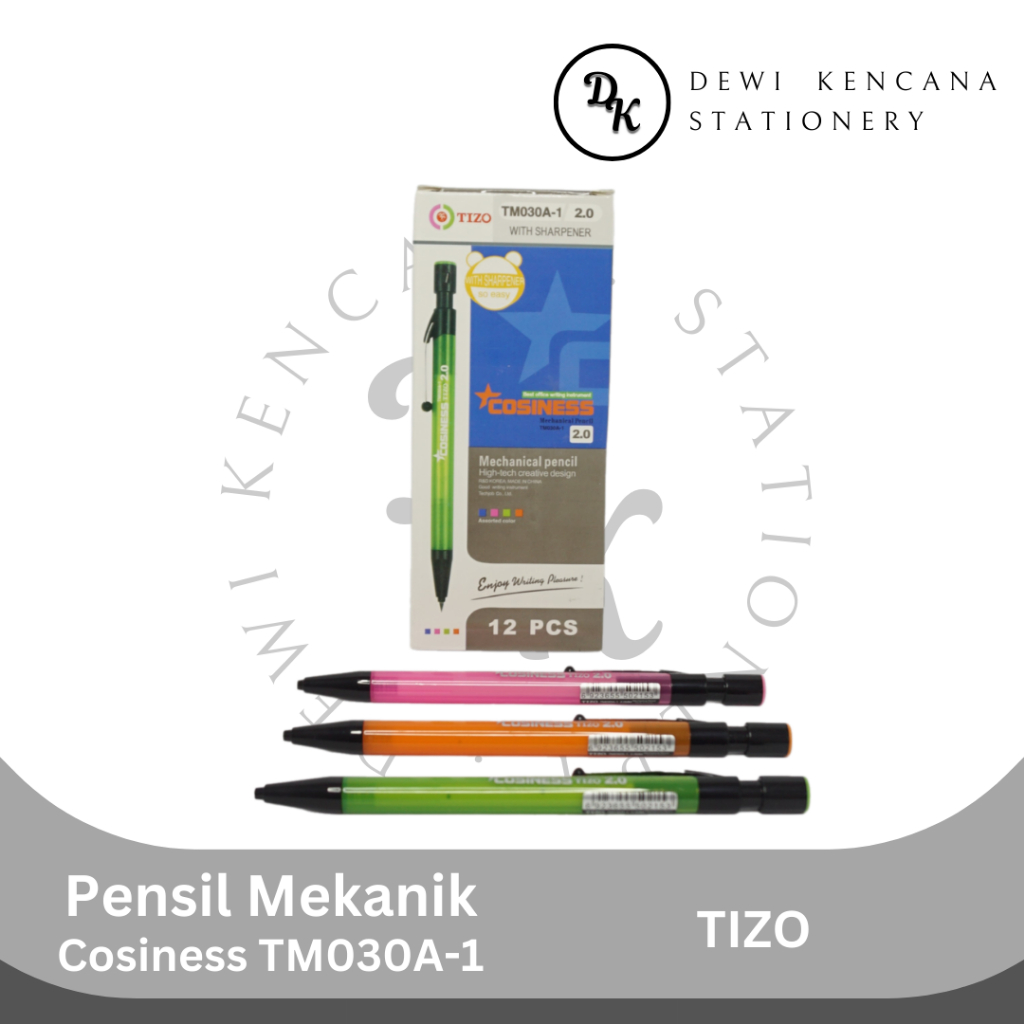 

Pensil Mekanik Dengan Rautan TIZO Cosiness TM030A-1 2.0 mm