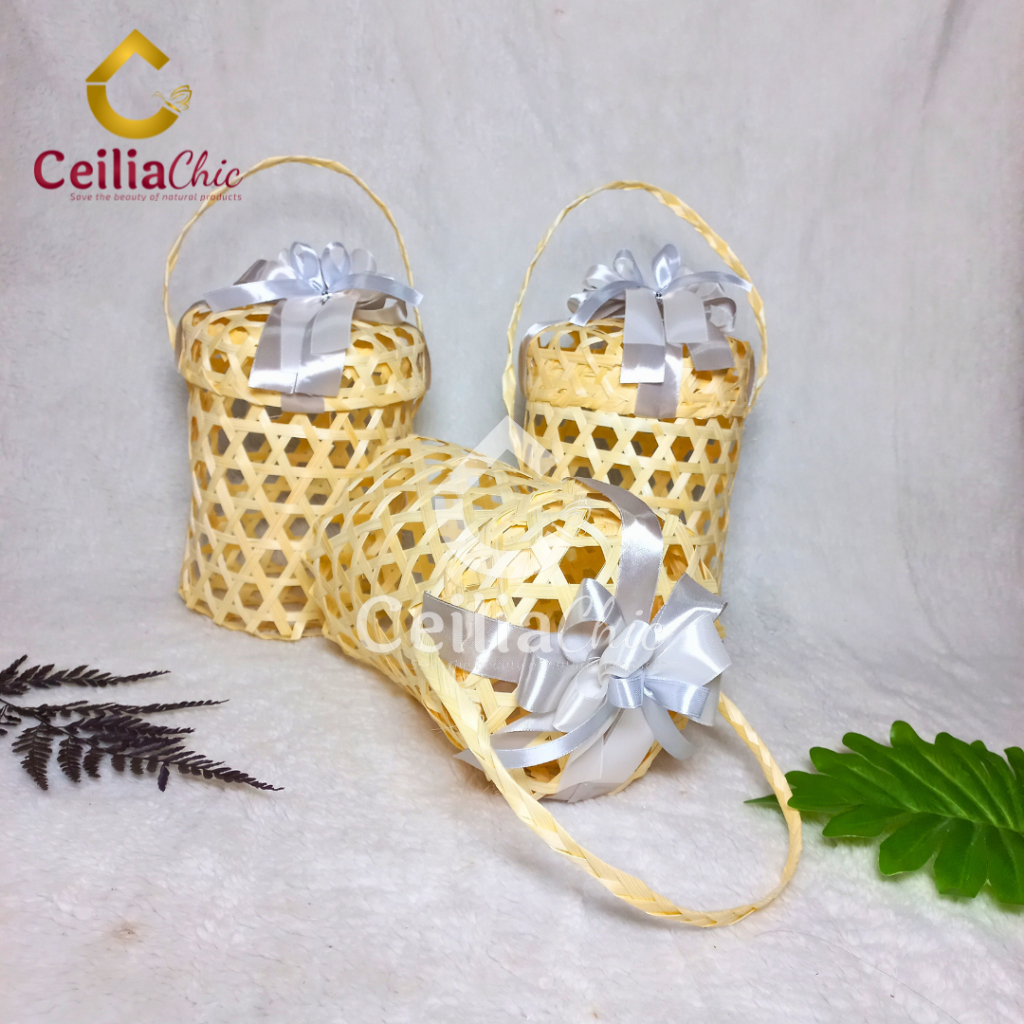 

Klongsong Nastar Anyaman Bambu Packaging Hampers Kue Kering Hampers Lebaran