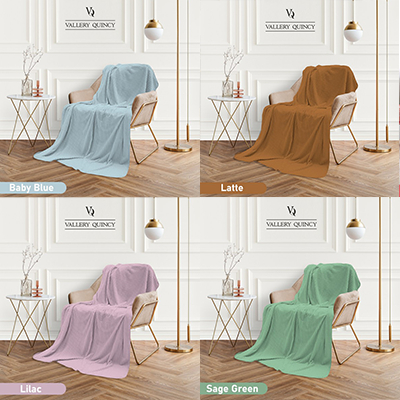 SELIMUT VALLERY QUINCY - BLANKET POLOS VALLERY QUINCY - SELIMUT BULU ORI MURAH GROSIR
