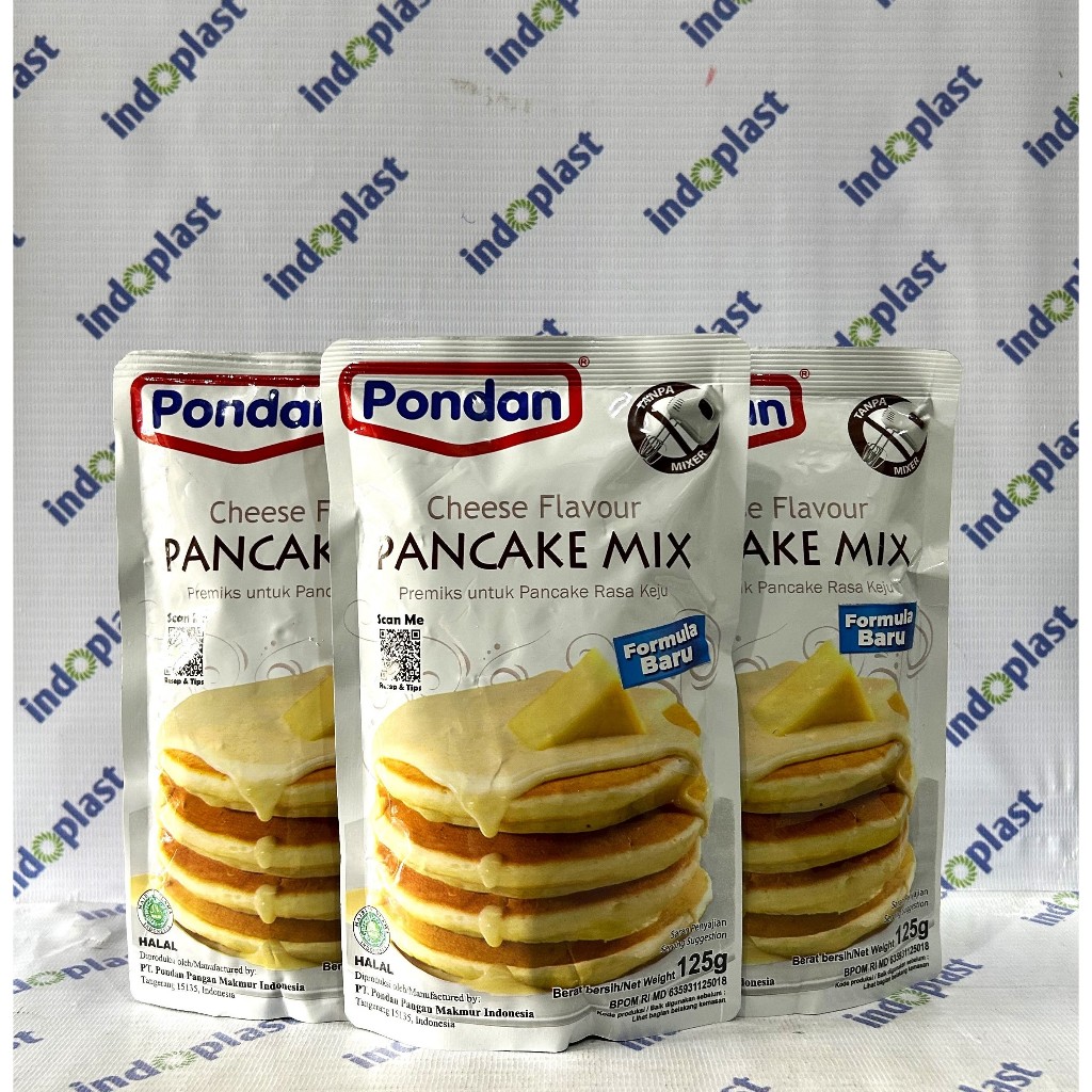 

Pondan Pancake Mix Pouch 125g - Keju