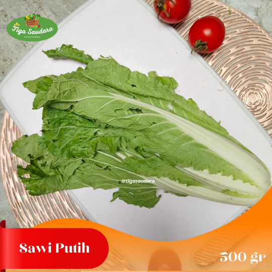 

Sawi Putih / Pecai 500 gr I Sayuran Tiga Saudara I Pengiriman Instan Cimahi