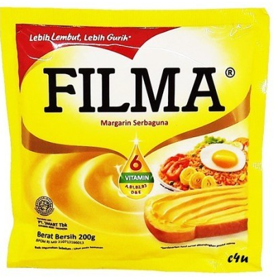 

filma margarin 200gr - margarin sachet - mentega