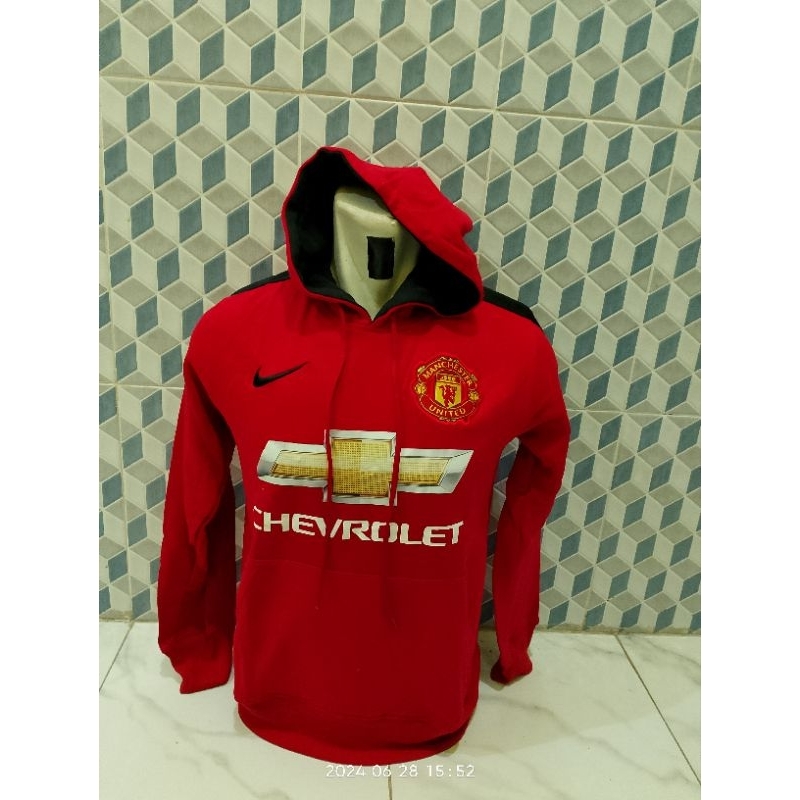 Jaket Hoodie Manchester united