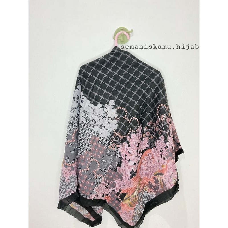 SYARI TERMURAH | Katalog 1 Voal Motif Kayla Scarf | Hijab Segi Empat 130x130
