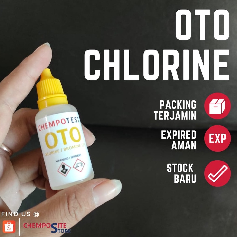 Oto chlorine  oto klorin  phenol red  oto phenol red  refill test kit KODE X3U6