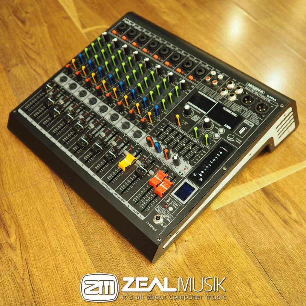 Recording Tech RT ULTRA 8 - Mixer Audio With USB - Zeal Musik Jogja