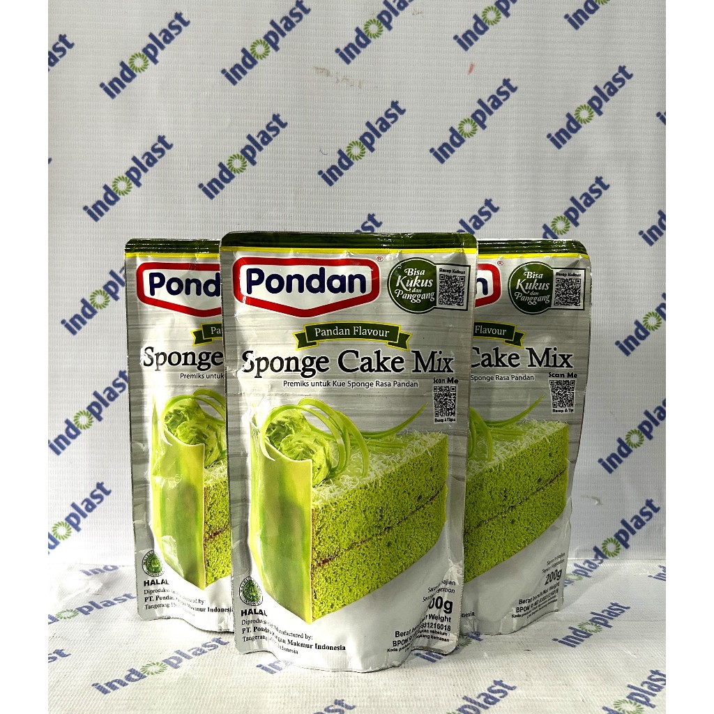 

Pondan Sponge Cake Mix Pandan 200 g