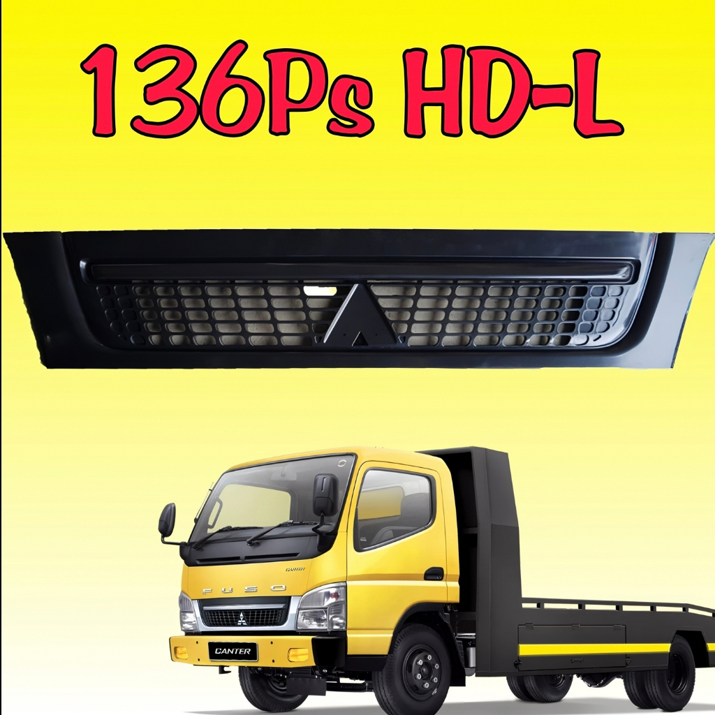 Grill Colt Diesel Canter Fe 136Ps Ps136 136 ps HDL Rambang Radiator Grille Gril Ram 2007 2008 2009 2