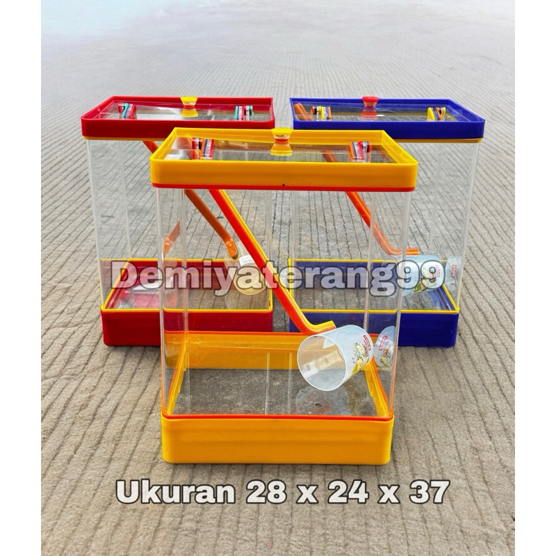 AQUARIUM ES BUAH + GAYUNG / TOPLES AKRILIK ES BUAH