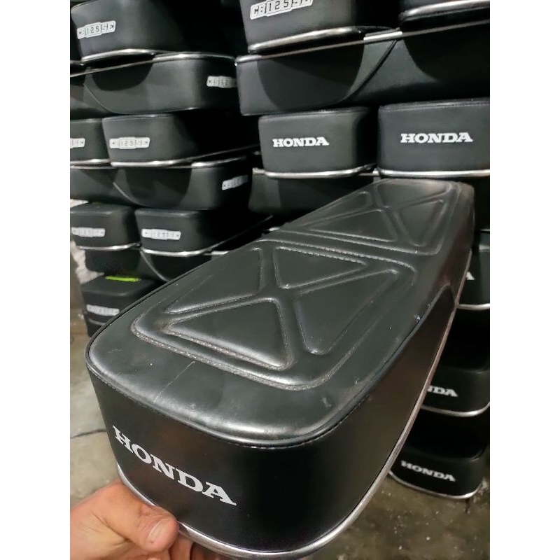 Jok Honda Cb glatik xx jok cb anti kempes busa biru