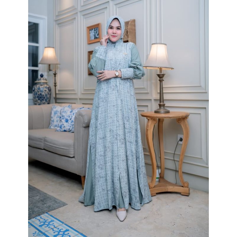 ARUNA SERIES PREMIUM DRESS BY SYAFEERA /GAMIS JAQUARD PREMIUM ORIGINAL SYAFEERA