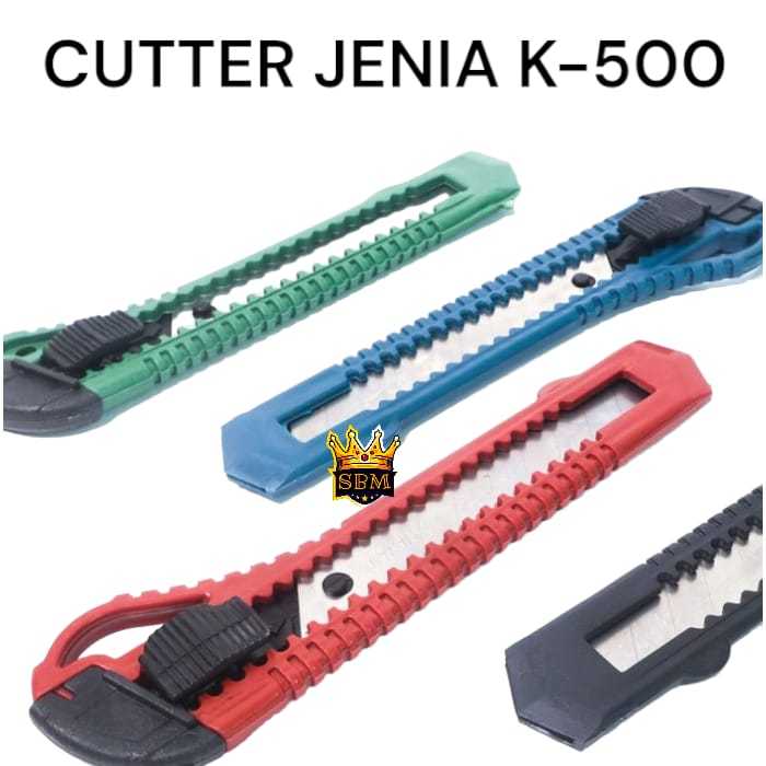 

SBM ~ Pisau Cutter Piso Cutter cuter kater Besar Pemotong Dus ATK JENIA