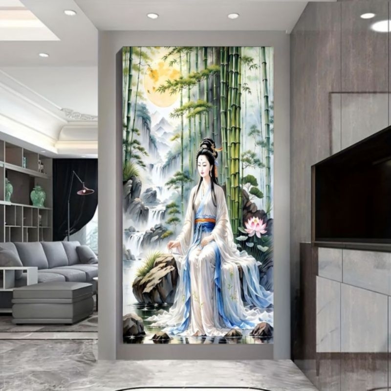 poster cetak, DEWI KWAN IN, ukuran jumbo, 100×70 cm dan 150×100 cm