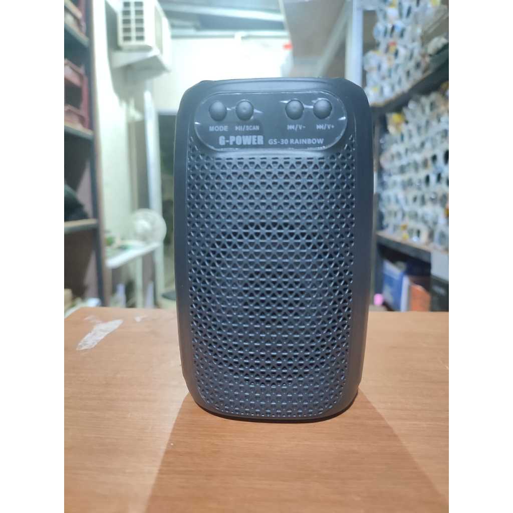 GPOWER Speaker Bluetooth Wireless GS-30 Rainbow Full Bass warna