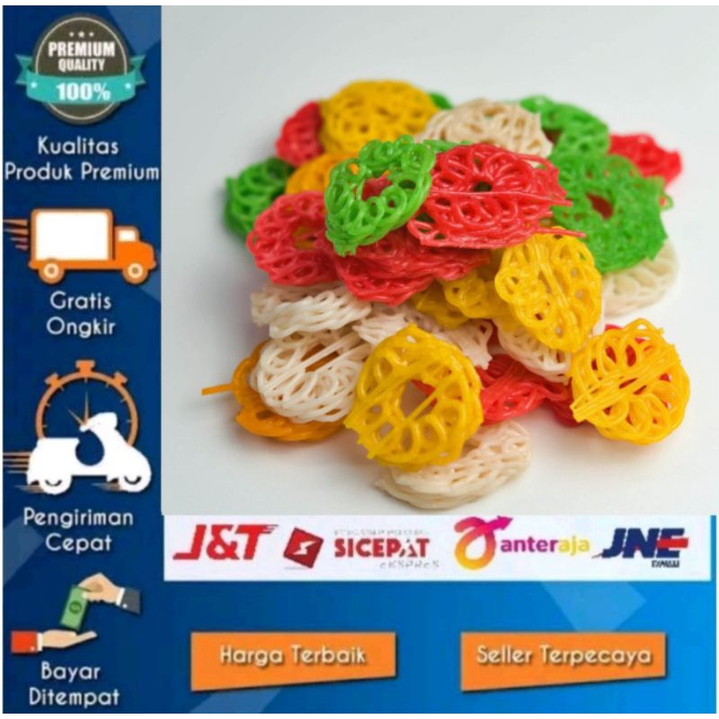 

kerupuk seblak mentah mawar warna warni 200 gr
