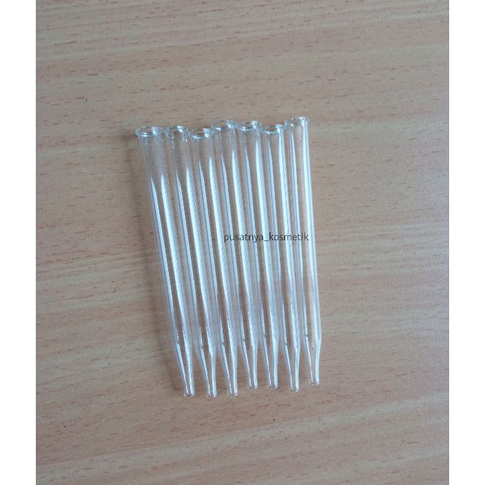Pilihan 5pcs Kaca Pipet Lancip Tumpul Kacanya saja