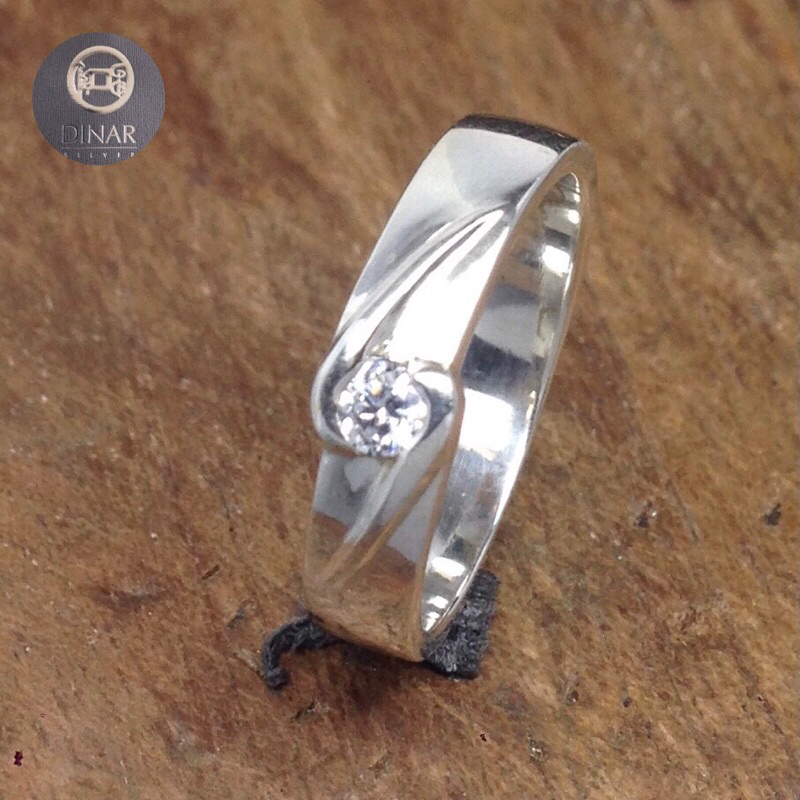 Cincin Kawin Perak Asli Silver 925 Terlaris Dinar Silver Jewelry