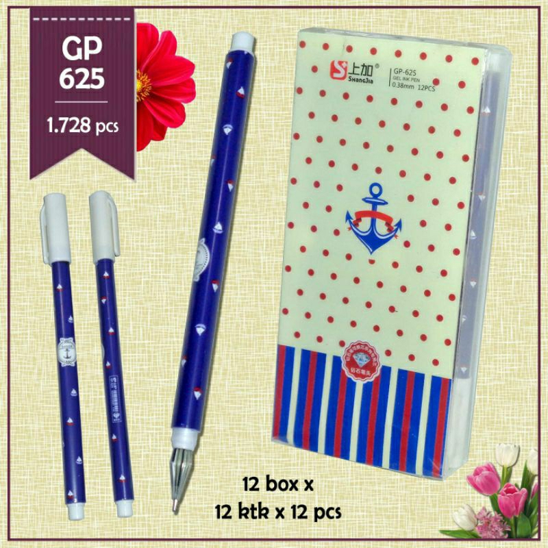 

Pena motif jangkar // pena grl hitam 1 pak isi 12 pcs