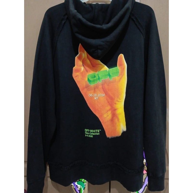 hoodie Off-White Graphic Printed authentic