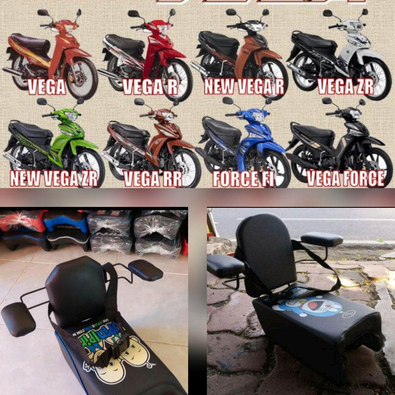 jok boncengan sandaran anak type motor vega