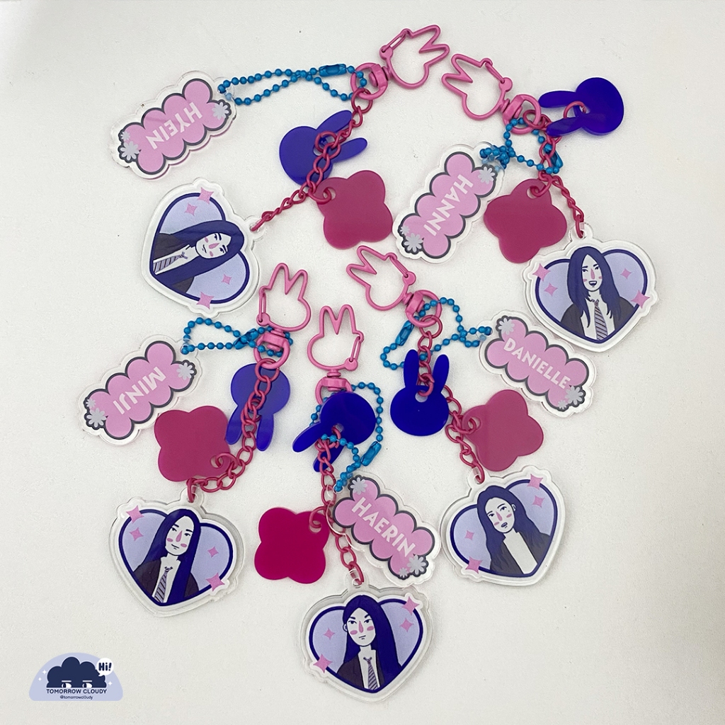 Tomorrow Cloudy Keychain NewJeans