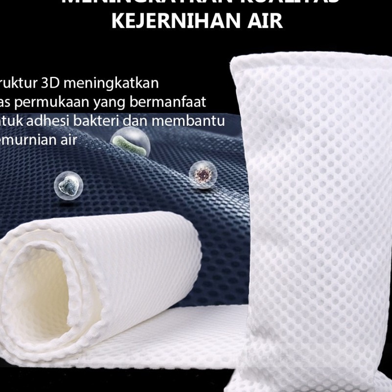 KI3 FX Honeycomb Filter Bag Untuk Sump Filter Akuarium Air Tawar  Laut