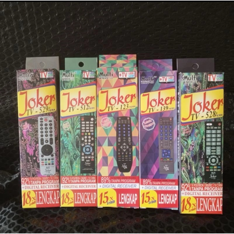 REMOT TV MULTI JOKER/REMOT TV TABUNG LCD LED UNIVERSAL MULTIFUNGSI