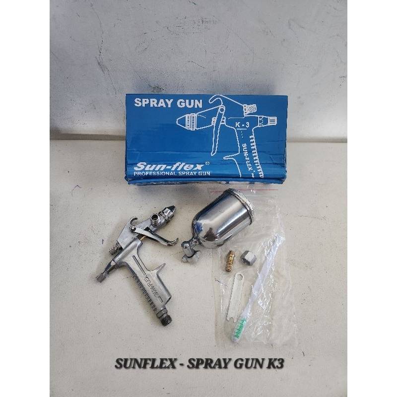 SUNFLEX Spray Gun K3 Tabung Atas / Alat Semprot Cat Tabung Atas / Speed Cat K-3