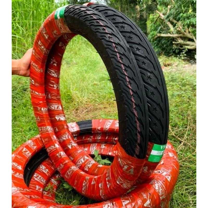 ban motor bebek ring 17 ukuran 250 ring 17 dan 275 ring 17 sepasang depan belakang cocok untuk supra