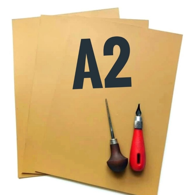 

KODE N87C A2 Karet Lino Karet cukil Lino cut Linoleum A2 coklat